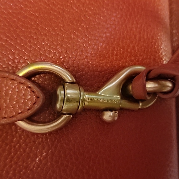 Rebecca Minkoff Red Leather Wallet Crossbody Bag - Picture 6 of 13